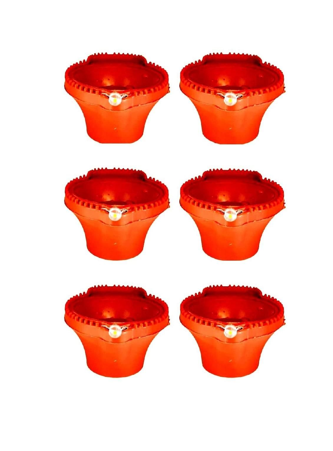 Candle diya ,LED Light Water Sensor Diyas Plastic with, Ambient Lights, (Pack of 6/12/18/24)