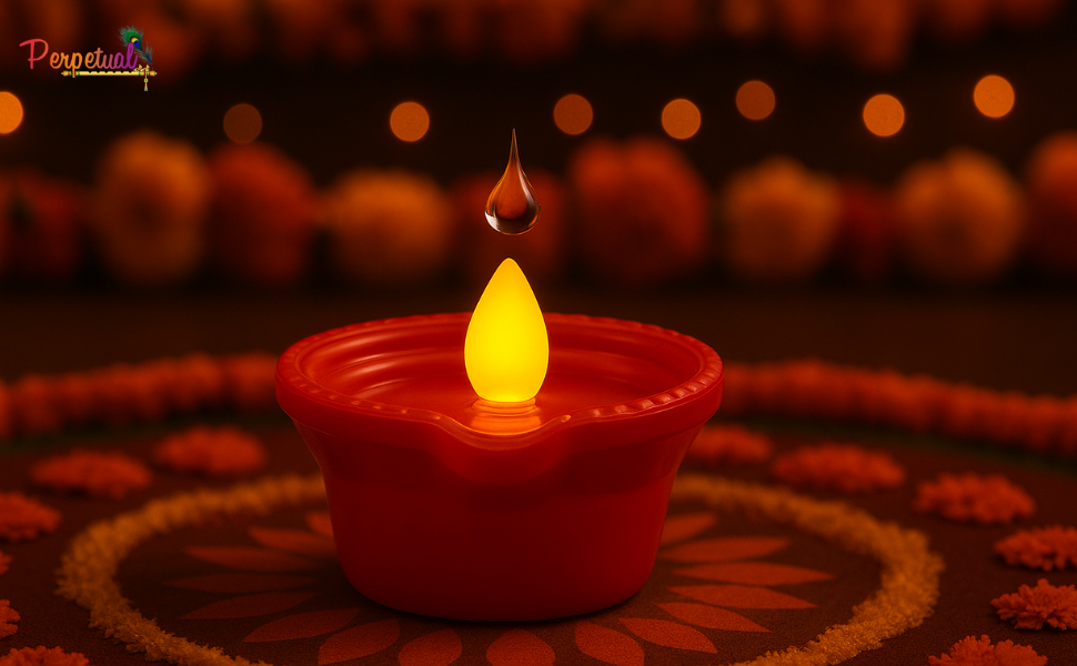 Candle diya ,LED Light Water Sensor Diyas Plastic with, Ambient Lights, (Pack of 6/12/18/24)